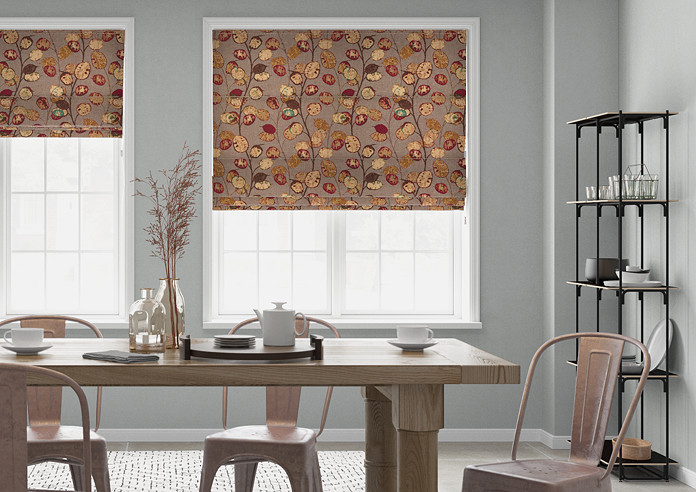 Honesty, Cerise - Roman Blind - Image 3